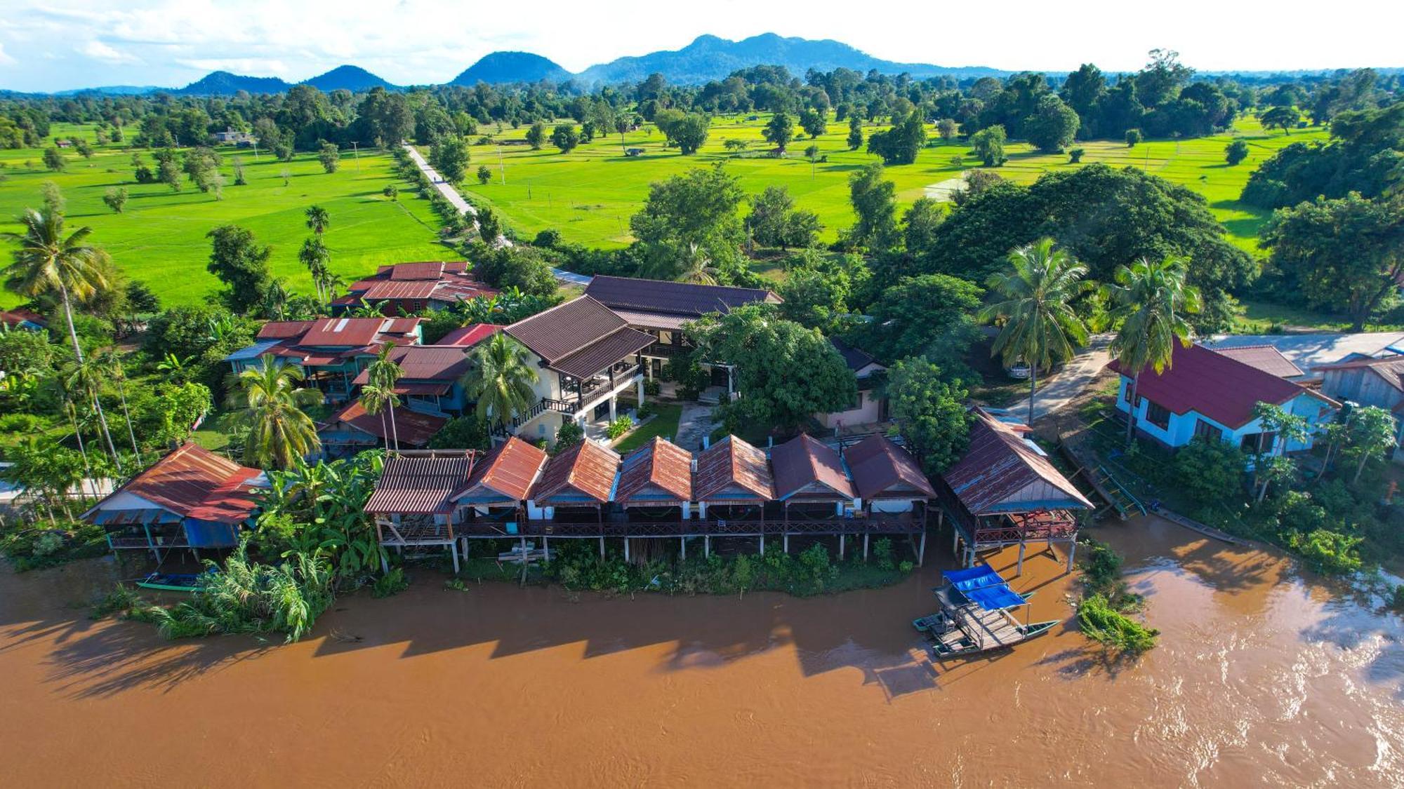 Mr Tho'S Bungalows Don Det Luaran gambar
